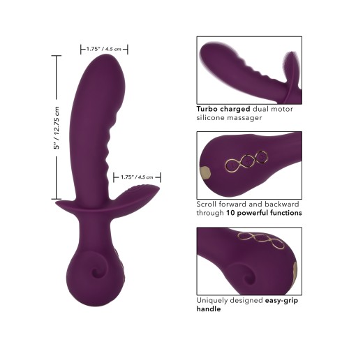 Obsession Lover Vibrador Dual - Morado