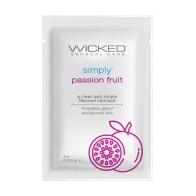 Lubricante Hidratante Wicked Aqua Sabor Fruta de la Pasión