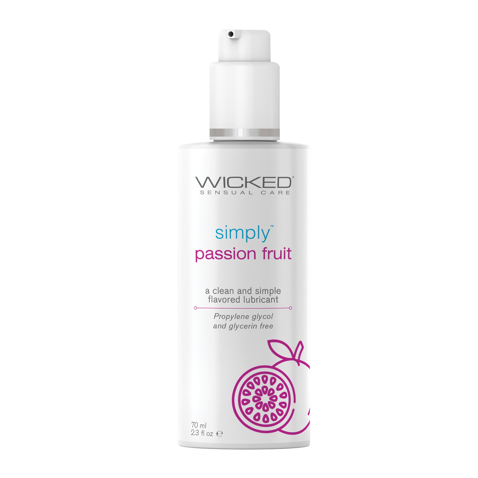 Wicked Sensual Care Water Based Lubricant Passion Fruit