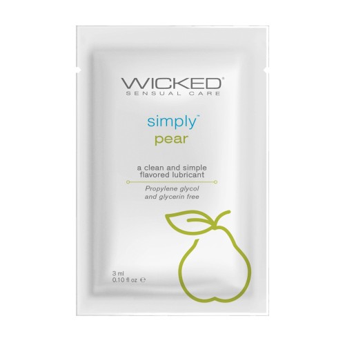 Lubricante a Base de Agua Wicked Sensual Care Pera