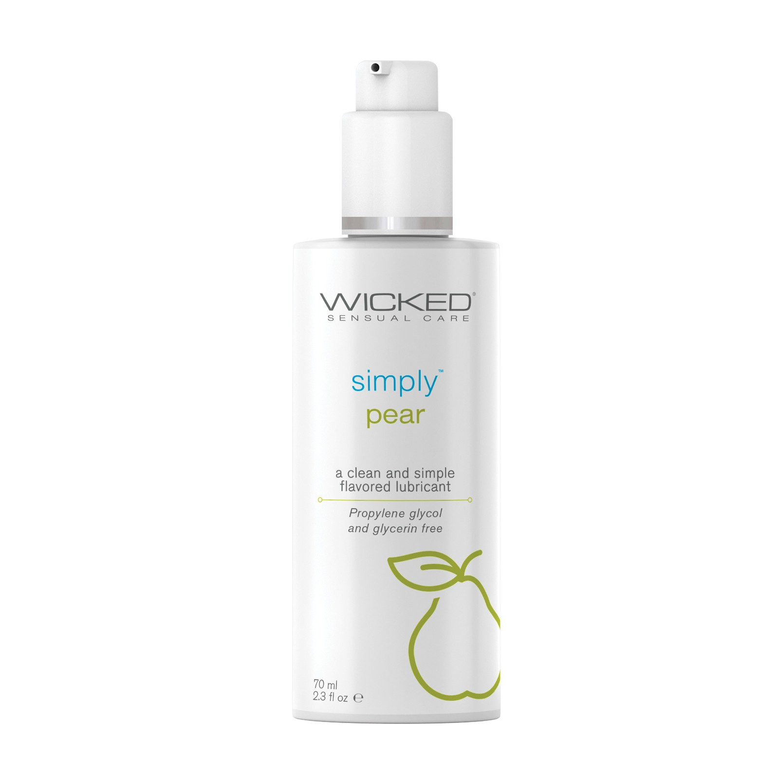 Wicked Sensual Care Simply Water Based Lubricant 2.3 oz Pear