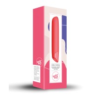 Rechargeable Cool Coral Vibrator for Pleasure