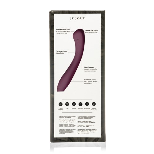 Je Joue Juno G Spot Vibrator - Purple