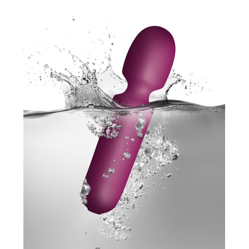 SugarBoo Playful Passion Wand Vibrator - Burgundy