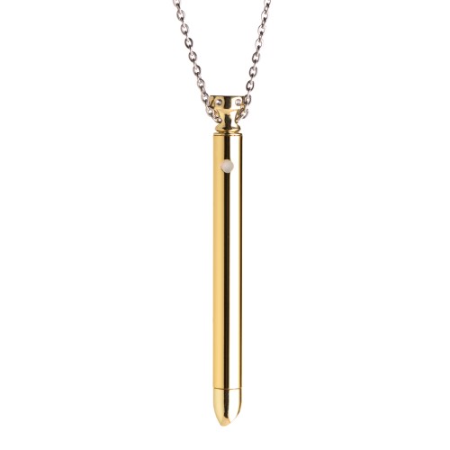 Charmed 7X Vibrating Necklace Gold