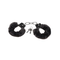 Furry Handcuffs for Intimate Adventures - Black