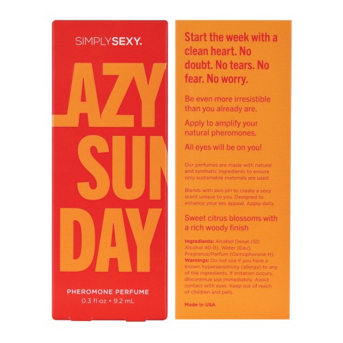 Simply Sexy Pheromone Perfume 3 oz Lazy Sunday