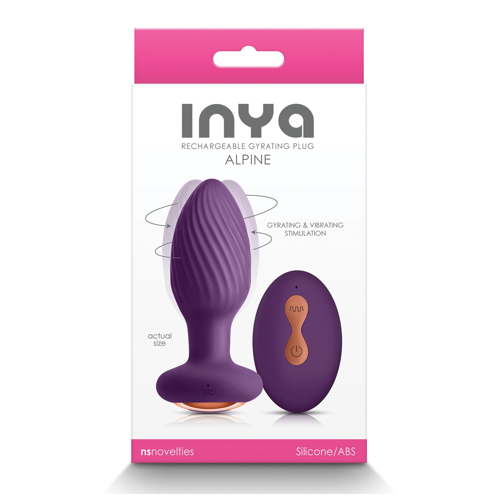 INYA Alpine Purple Remotely Operated Butt Plug