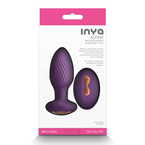 INYA Alpine Purple Remotely Operated Butt Plug