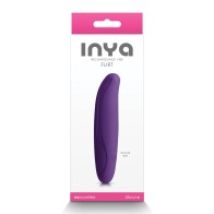 Vibrador INYA Flirt Púrpura Oscuro Flexible