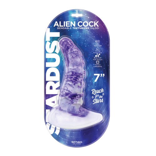 Dildo de Silicona Stardust Alien - Placer Ultra Texturizado