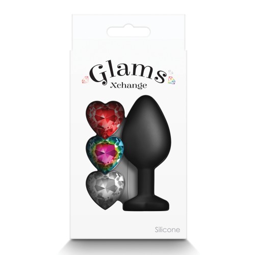 Glams Xchange Heart Gem - Medium Accessory