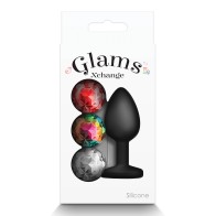 Glams Xchange Small Round Gem Accessory