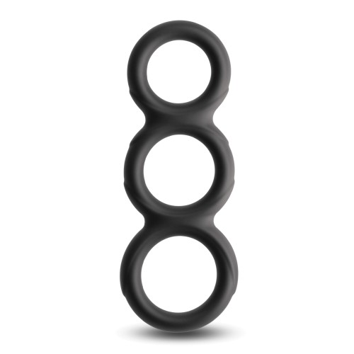 Renegade Threefold Cock Rings - Black