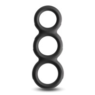 Renegade Threefold Cock Rings - Black