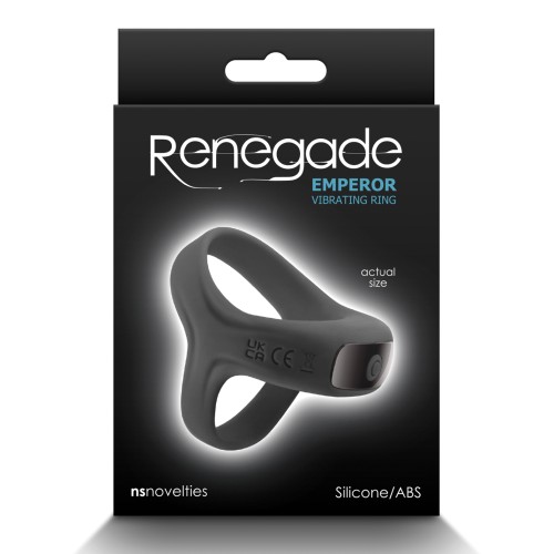 Renegade Emperor Black Vibrating Ring