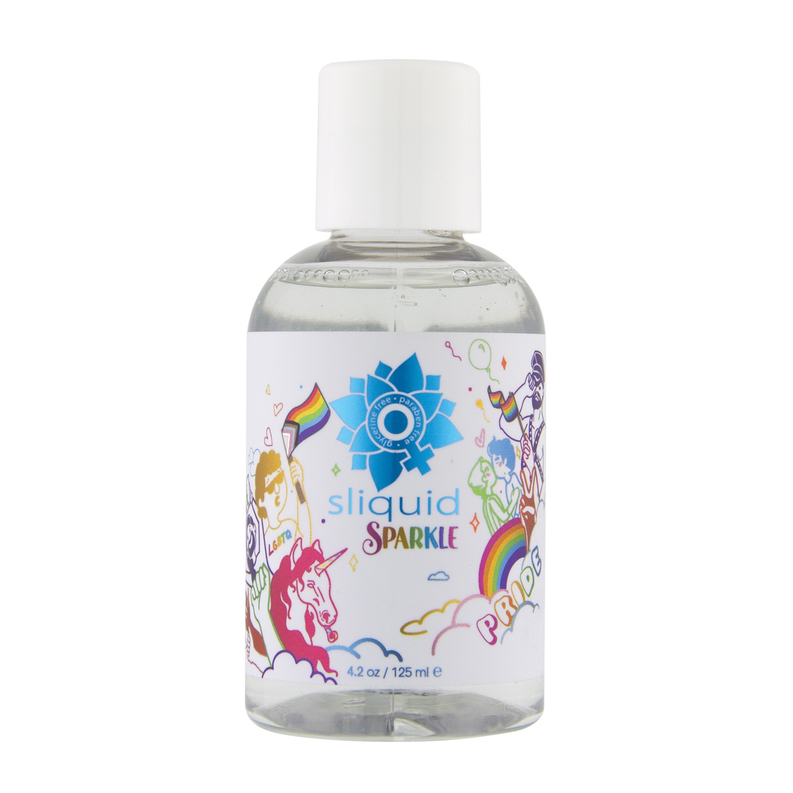 Lubricante Sliquid Naturals Sparkle Pride 4.2 oz