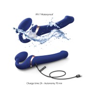 Strap on Me Multi Orgasm Bendable Strapless Night Blue | Pleasure Device