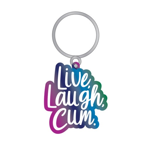 Llavero Wood Rocket Live Laugh Cum Multicolor