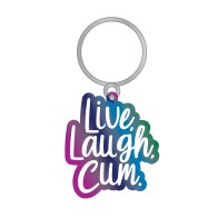 Llavero Wood Rocket Live Laugh Cum Multicolor