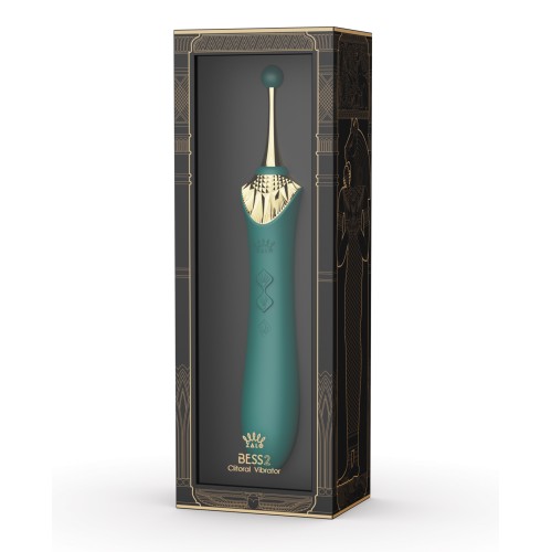 Vibrador Clitoridiano ZALO Bess 2.0 Verde Turquesa