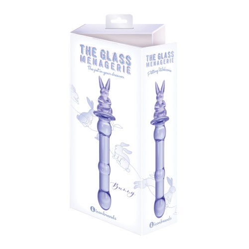 Dildo de Vidrio Menagerie Rabbit Rosa