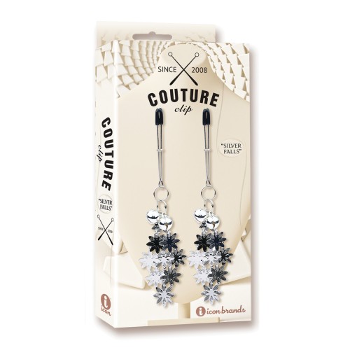 Pinzas para Pezones de Lujo Couture Clips - Silver Falls