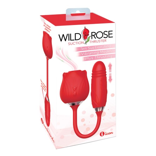 Vibrador Wild Rose y Thruster Rojo