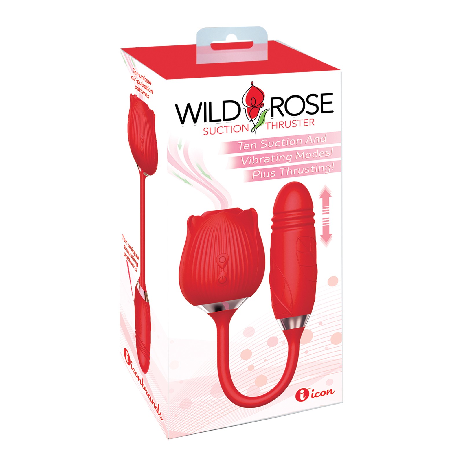 Wild Rose and Thruster Vibrator Red