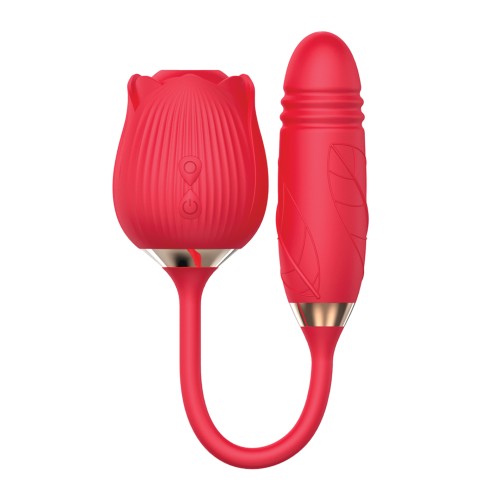 Vibrador Wild Rose y Thruster Rojo