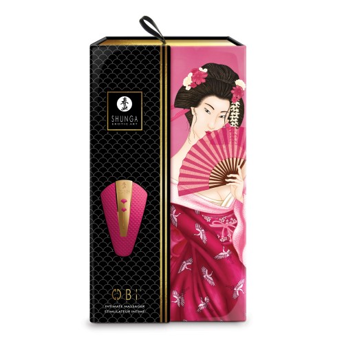 Shunga Obi Intimate Massager Raspberry