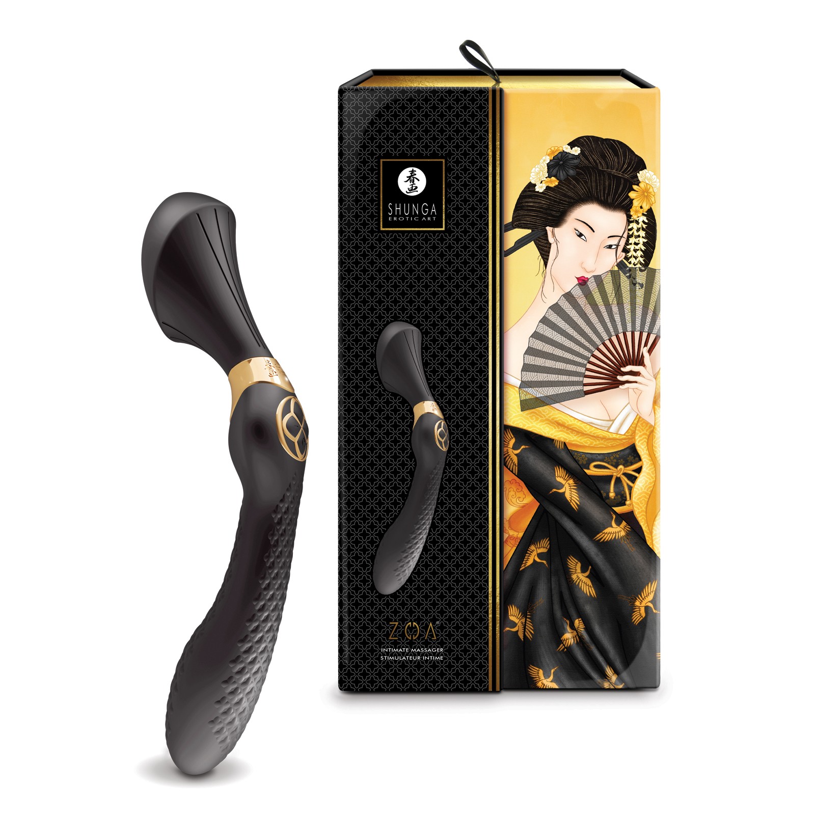 Shunga Zoa Intimate Massager Black - Ultimate Pleasure