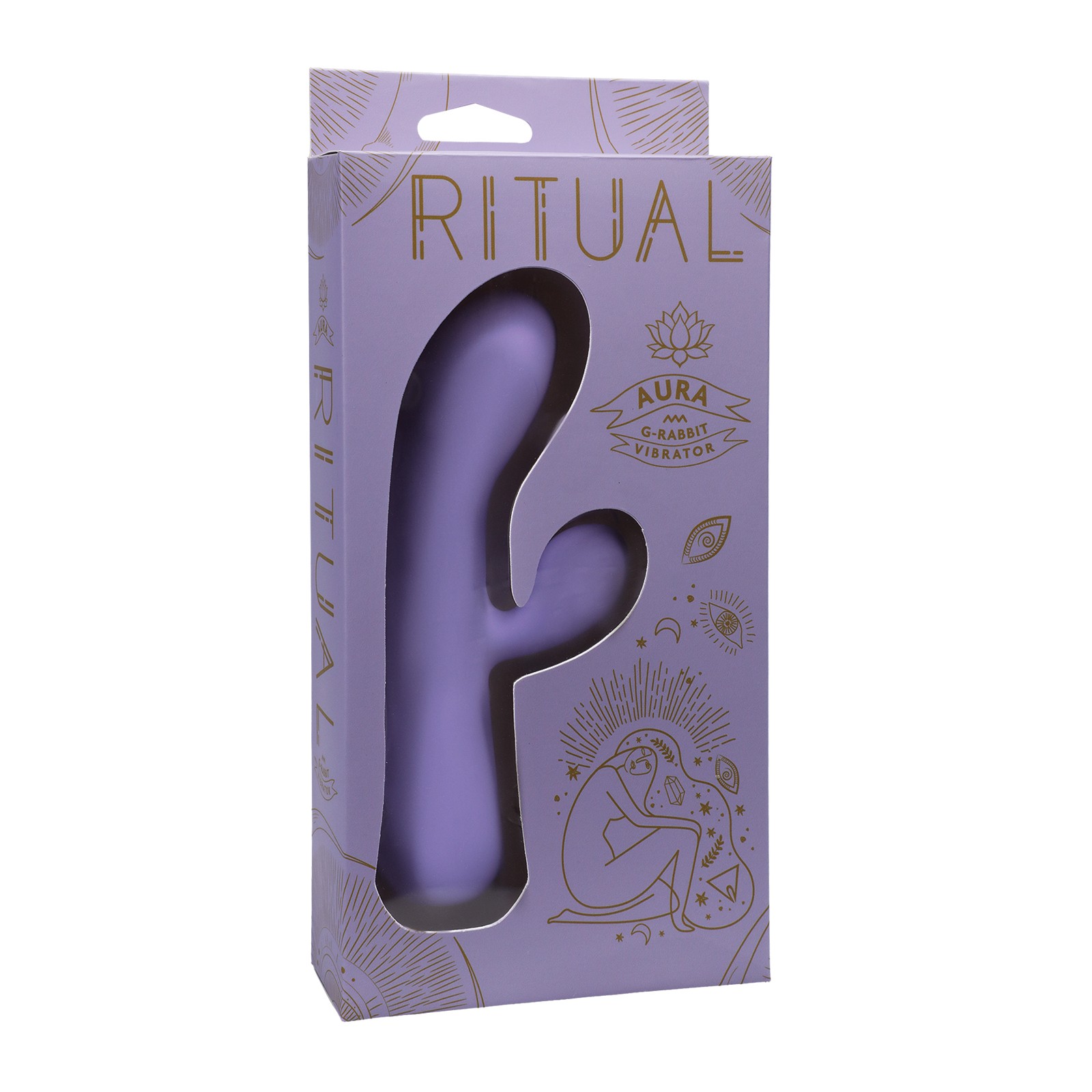 RITUAL Aura Vibrador Conejo Recargable Lila