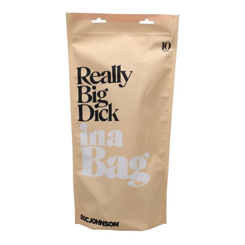 In A Bag 10" Really Big Dick Clear