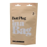 In A Bag 3" Butt Plug - Beginner Friendly