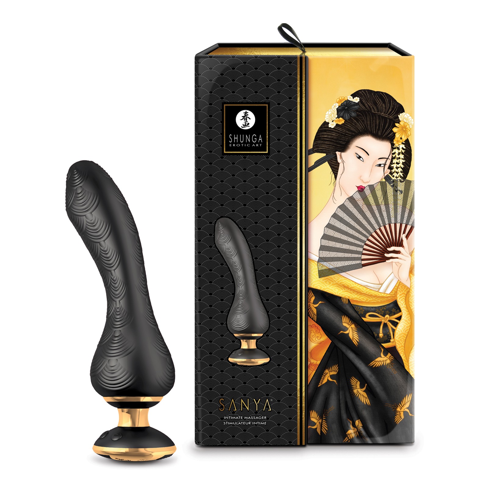 Shunga Sanya Intimate Massager Black