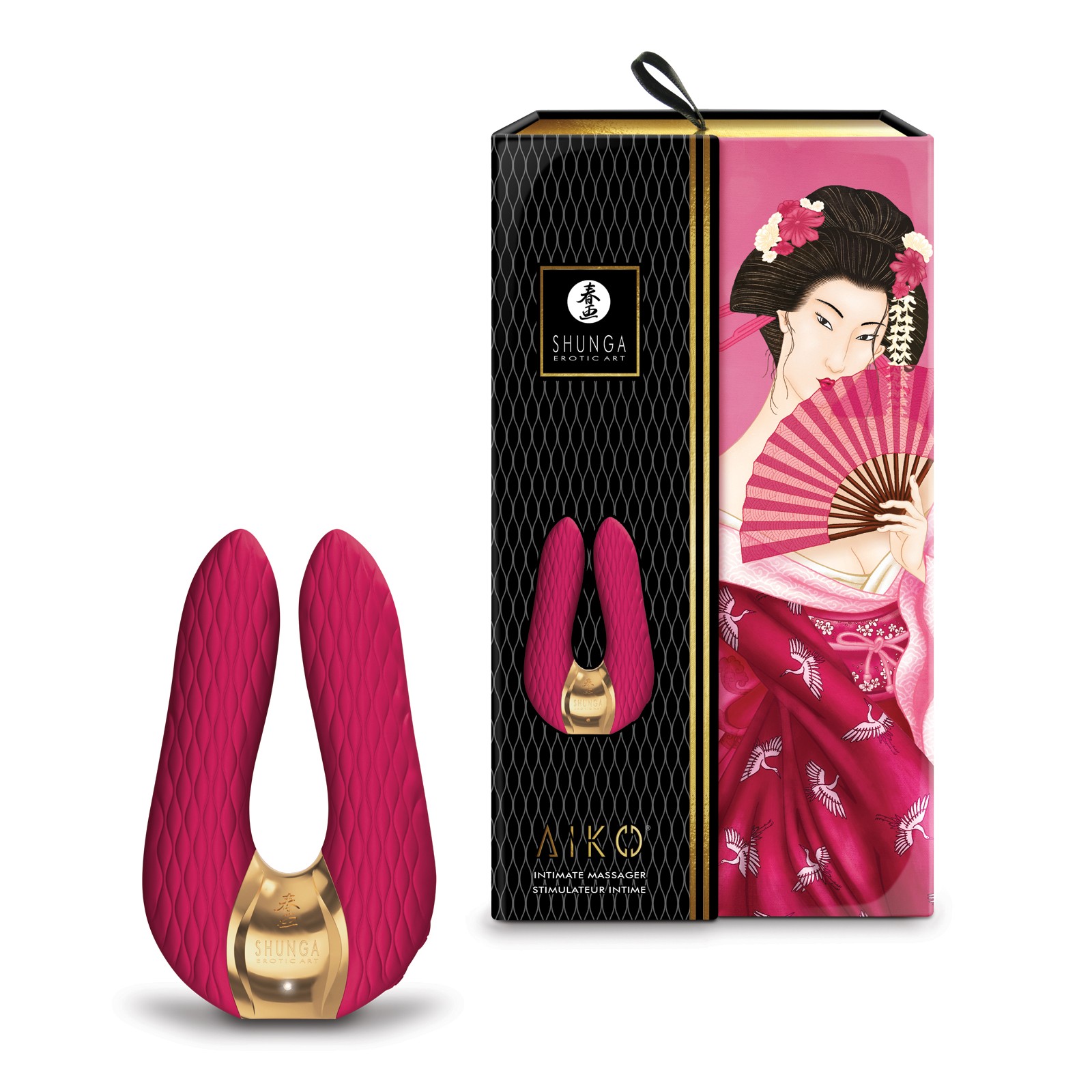 Shunga Aiko Intimate Massager Raspberry