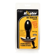 Plug Anal Vibrante Curve Toys Rooster Rumbler Medium Negro