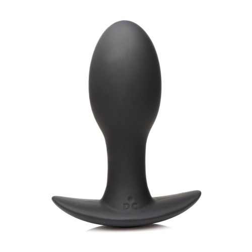 Curve Toys Rooster Rumbler Vibrating Anal Plug Medium Black