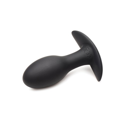 Curve Toys Rooster Rumbler Vibrating Anal Plug Medium Black