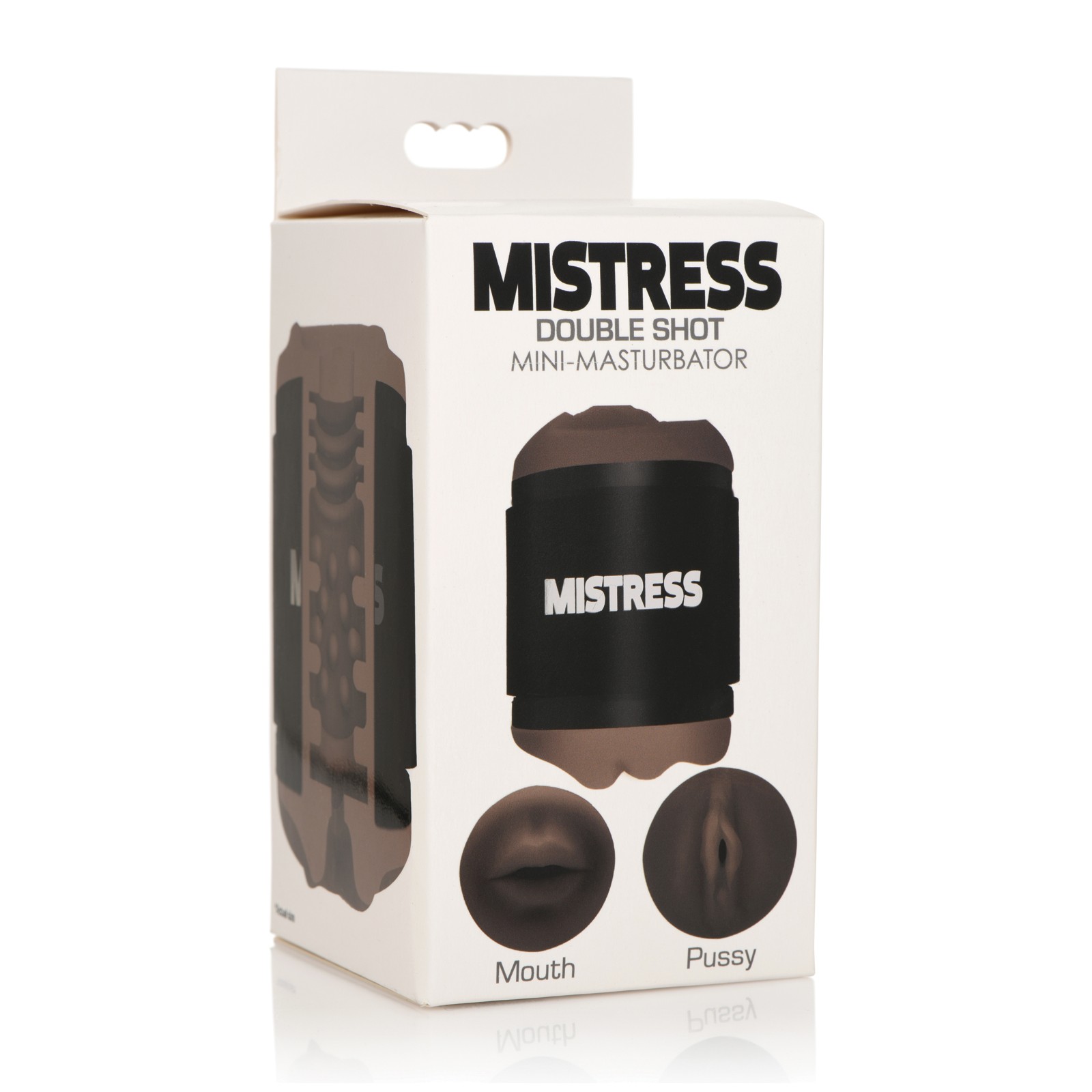 Curve Toys Mistress Double Shot Mini Masturbator - Dark