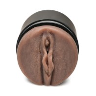 Curve Toys Mistress Double Shot Mini Masturbator - Dark