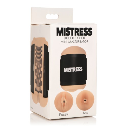 Masturbador Mini Doble Shot Mistress de Curve Toys para Viajar