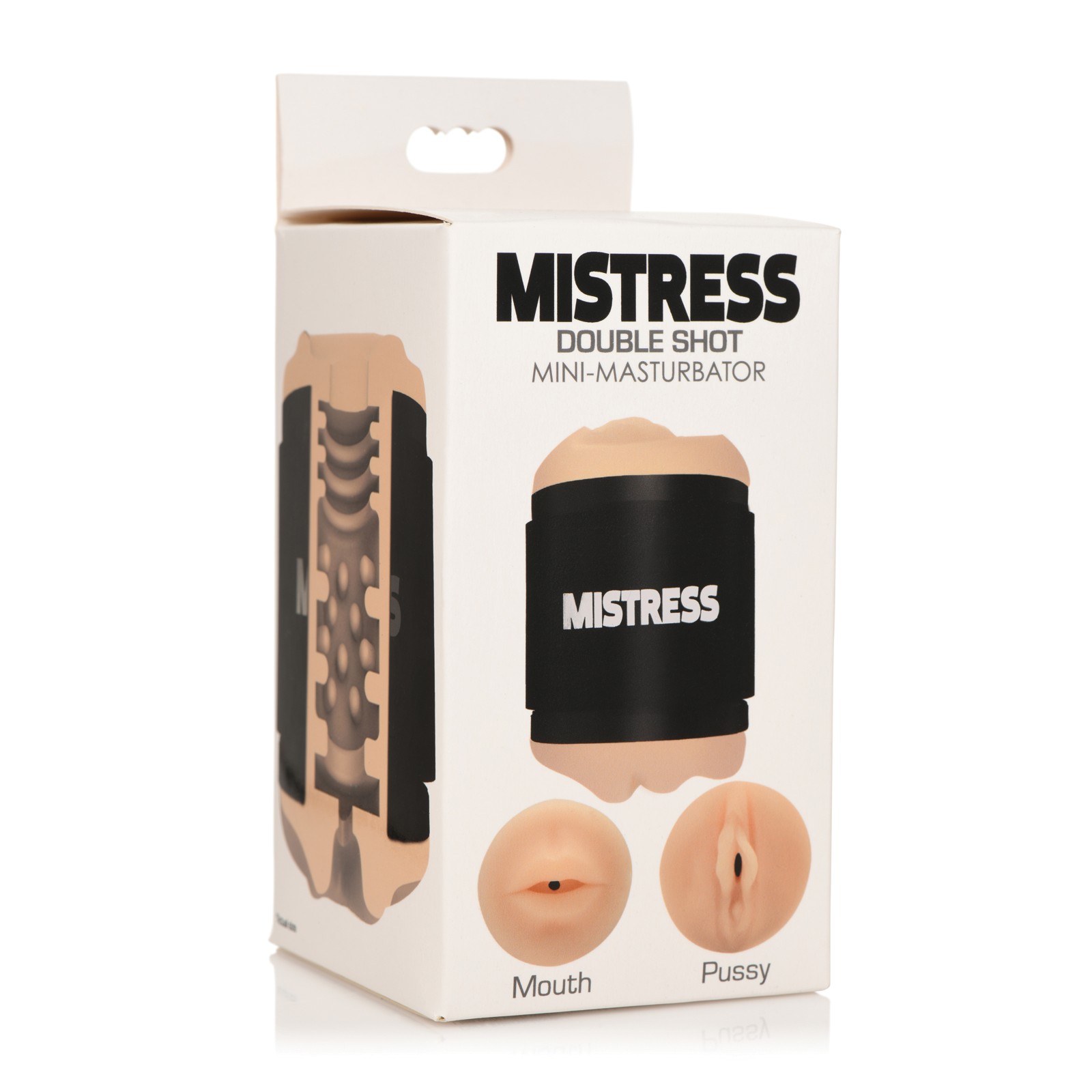 Curve Toys Mistress Double Shot Mini Masturbator Light