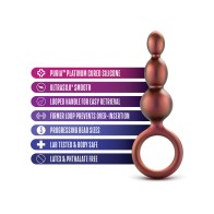 Blush Anal Adventures Matrix Beaded Loop Plug - Copper