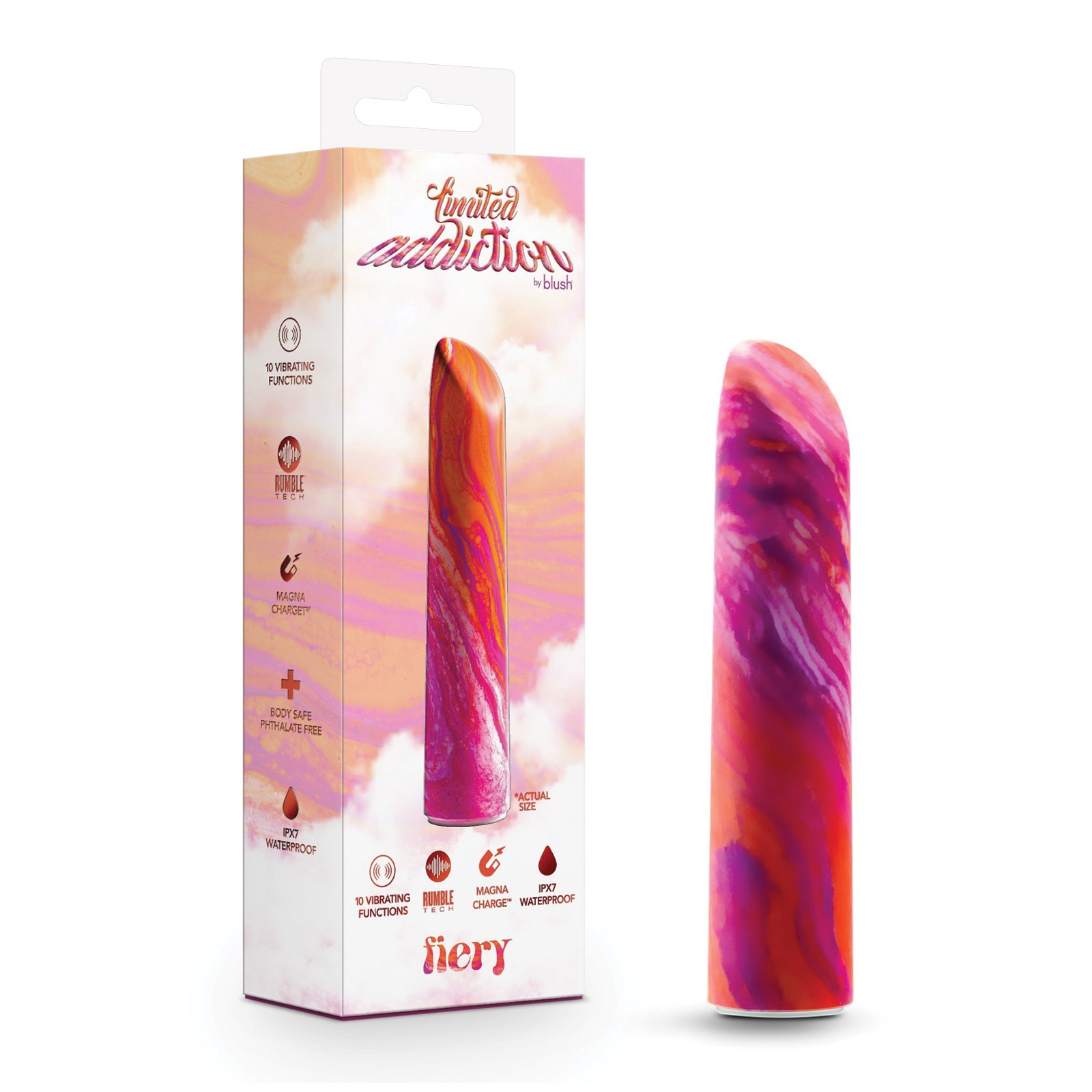 Vibrador Fiery Power de Edición Limitada Blush Coral