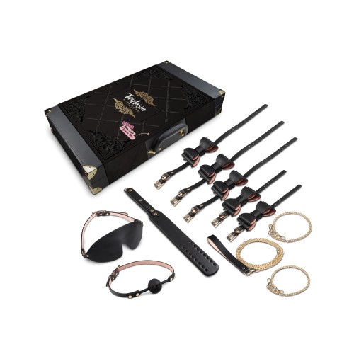 Blush Temptasia Safe Word Bondage Kit Black Pink - Exciting BDSM Play