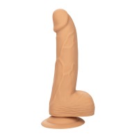 Dildo de Silicone Studs de 6 Pulgadas - Marfil