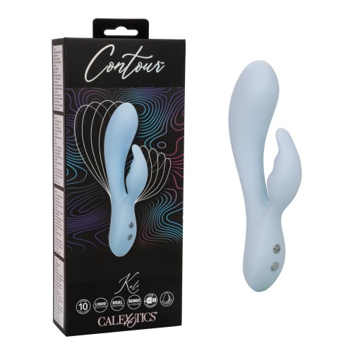 Contour Kali Flexible Dual Massager - Stunning Blue