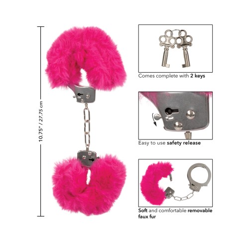 Esposas Ultra Fluffy Furry para Juego de Bondage Sensacional